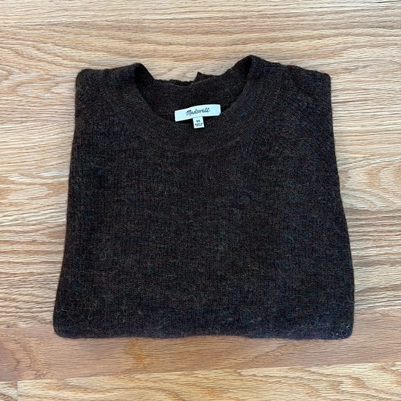 Madewell Alpaca Blend Brown Sweater XS - Picture 7 of 8